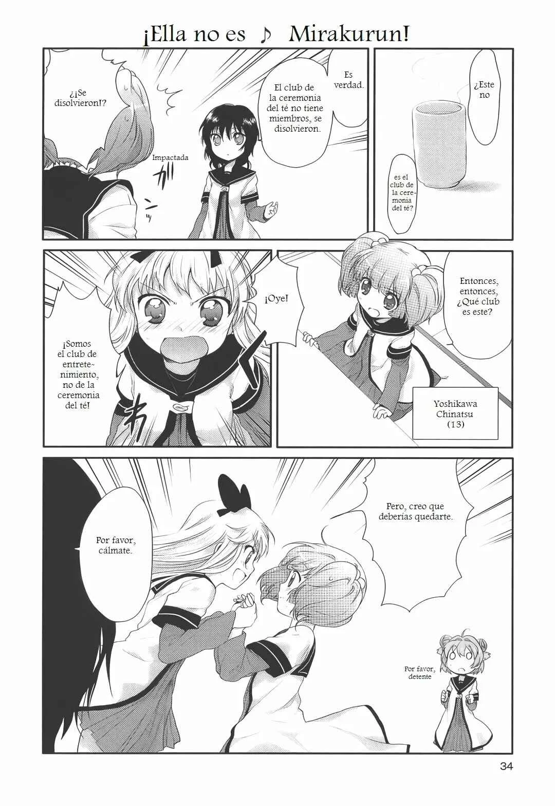 Yuru Yuri Capítulo 4: ¡¿Mirakurun hace una visita?! - Page 2