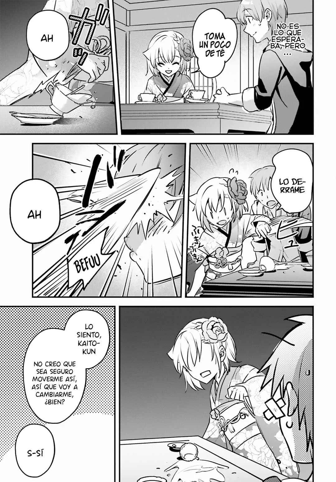 Yuusha Shoukan ni Makikomareta kedo, Isekai wa Heiwa deshita Capítulo 49 - Page 15