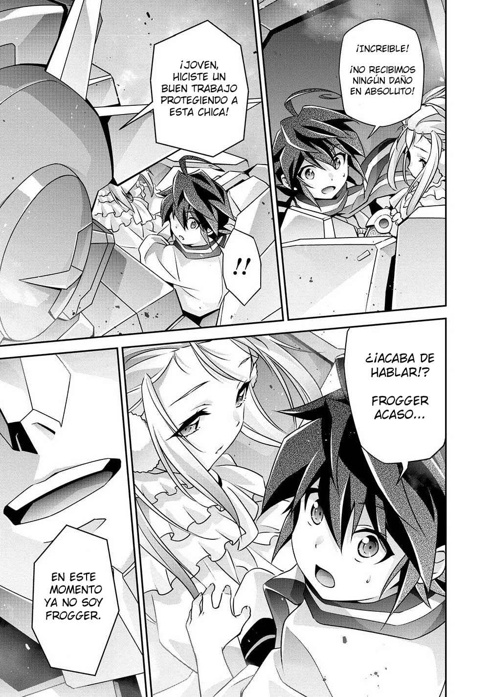 Yuusha Uchuu Sworgrader Capítulo 1: ¡Arribando desde otra dimensión! ¡Un nuevo héroe valiente llega! (Parte 1) - Page 34