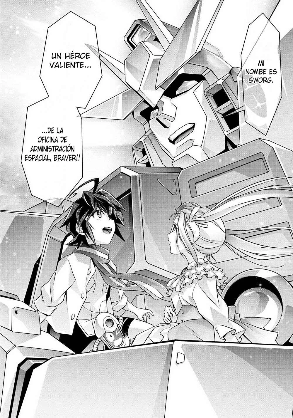 Yuusha Uchuu Sworgrader Capítulo 1: ¡Arribando desde otra dimensión! ¡Un nuevo héroe valiente llega! (Parte 1) - Page 35