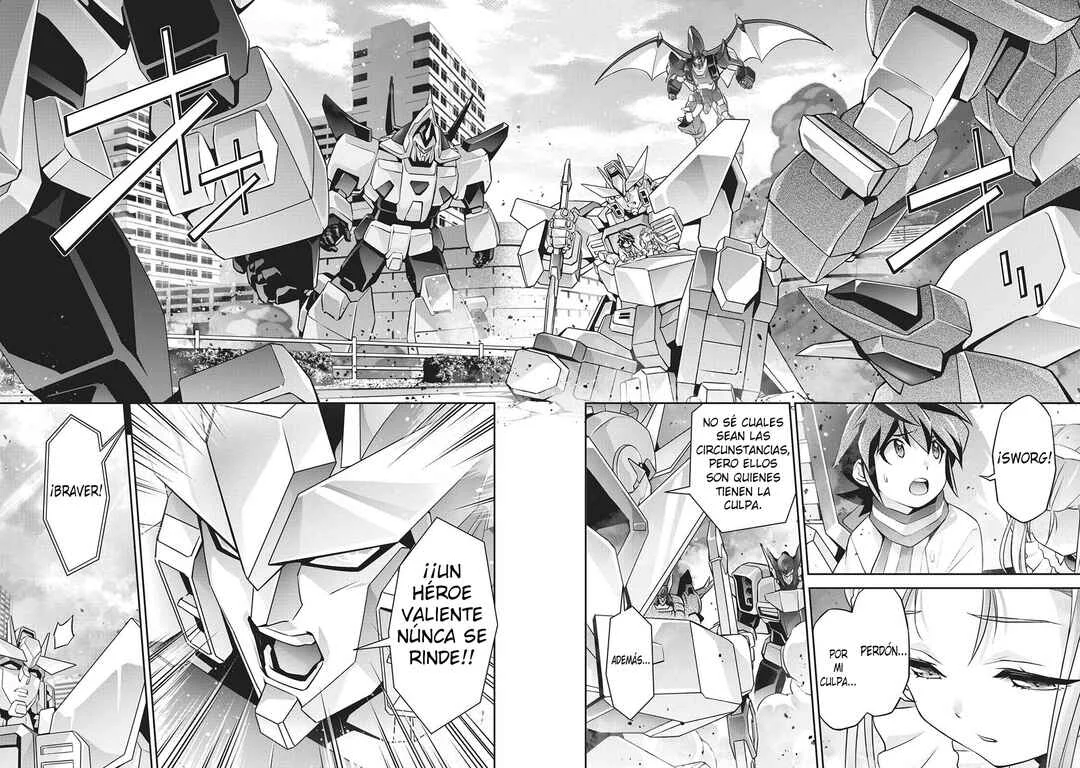 Yuusha Uchuu Sworgrader Capítulo 2: ¡Arribando desde otra dimensión! ¡Un nuevo héroe valiente llega! (Parte 2) - Page 8