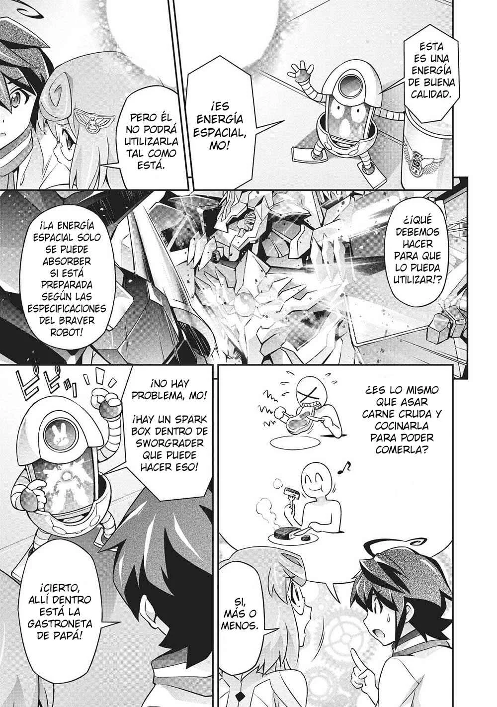Yuusha Uchuu Sworgrader Capítulo 3: ¡Arribando desde otra dimensión! ¡Un nuevo héroe valiente llega! (Parte 3) - Page 7
