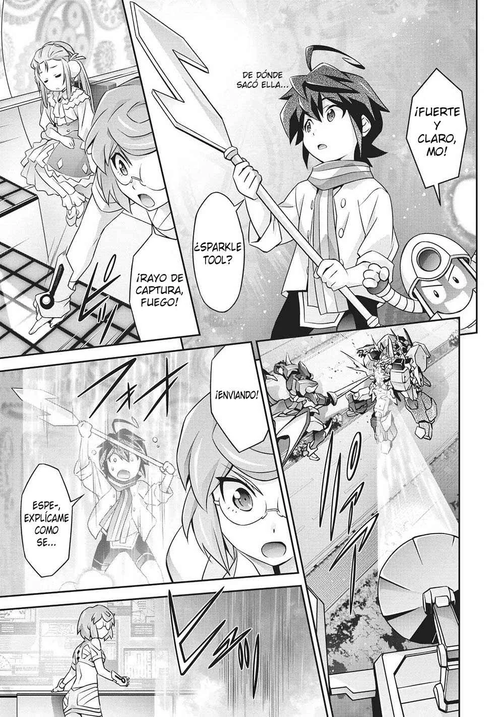 Yuusha Uchuu Sworgrader Capítulo 3: ¡Arribando desde otra dimensión! ¡Un nuevo héroe valiente llega! (Parte 3) - Page 9