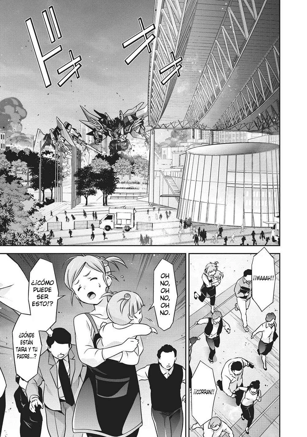 Yuusha Uchuu Sworgrader Capítulo 4: ¡La batalla decisiva! ¡Baan Gaan! ¡No perderás mientras no te rindas! (Parte 1) - Page 11