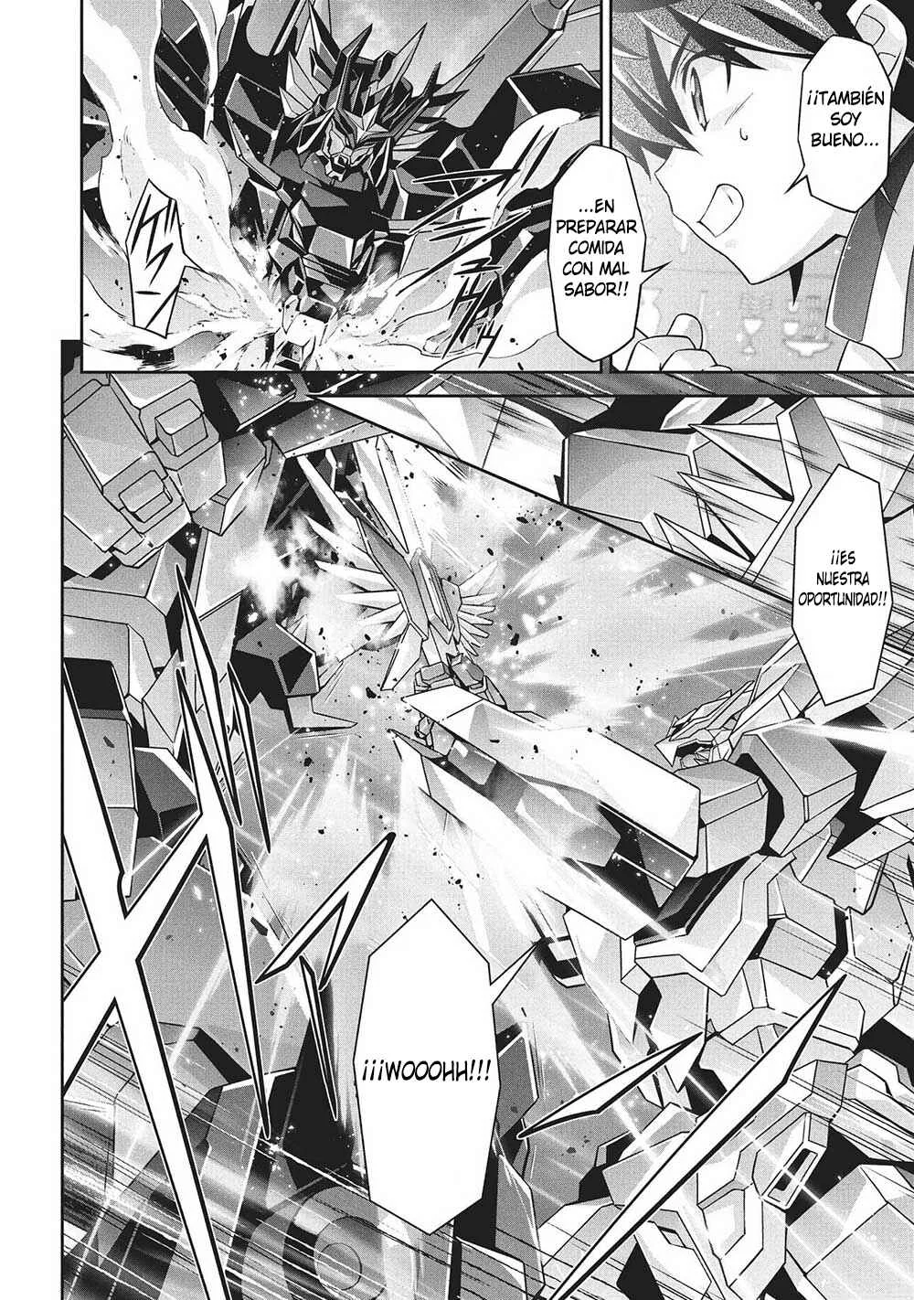 Yuusha Uchuu Sworgrader Capítulo 5: La batalla decisiva! Baan Gaan! ¡No perderás mientras no te rindas! (Parte 2) - Page 8