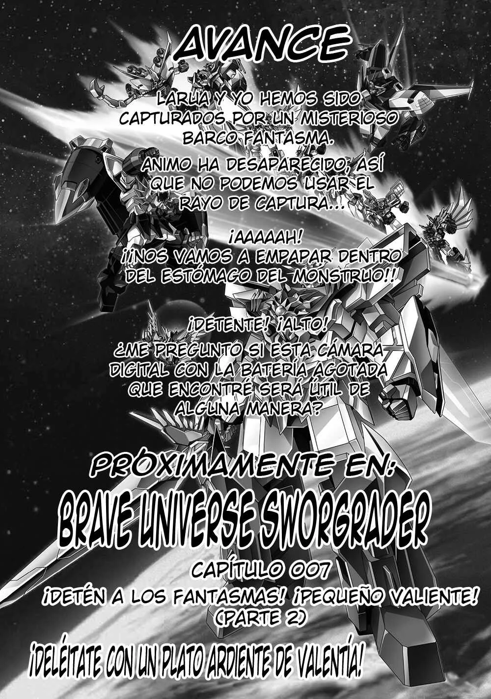 Yuusha Uchuu Sworgrader Capítulo 6: ¡Detén a los Fantasmas! ¡Pequeño Valiente! (Parte 1) - Page 19