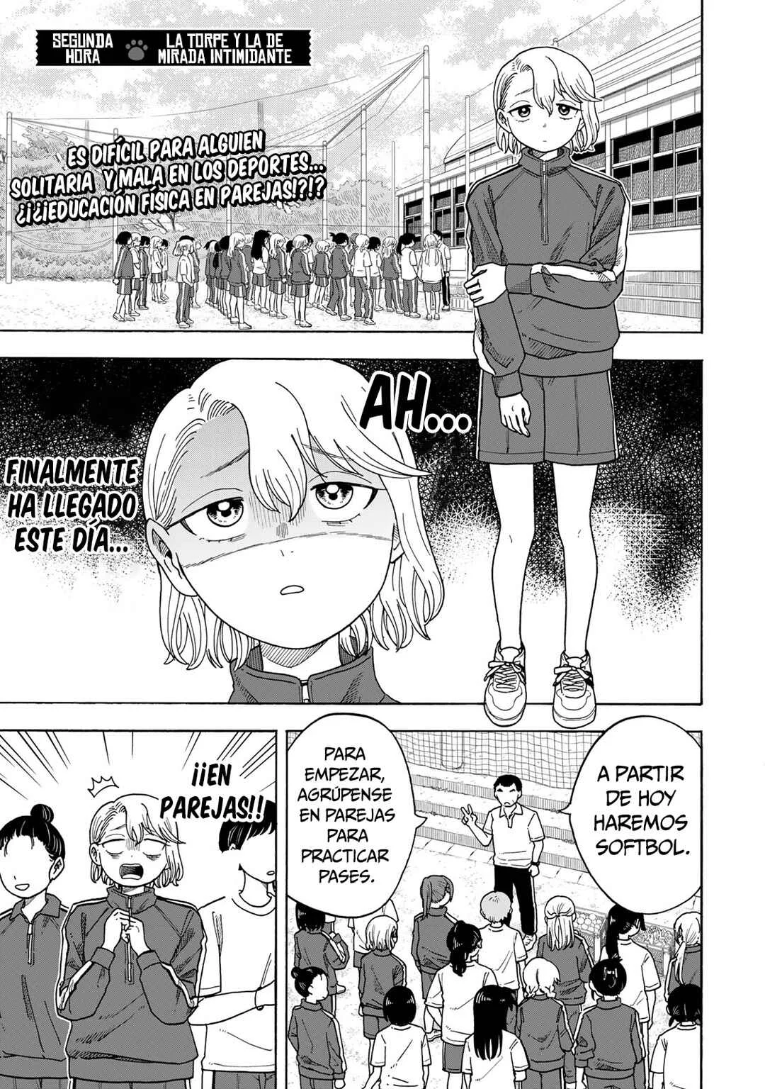 Yuzuki wa Neko ni Naru Capítulo 2: La torpe y la de mirada intimidante - Page 1
