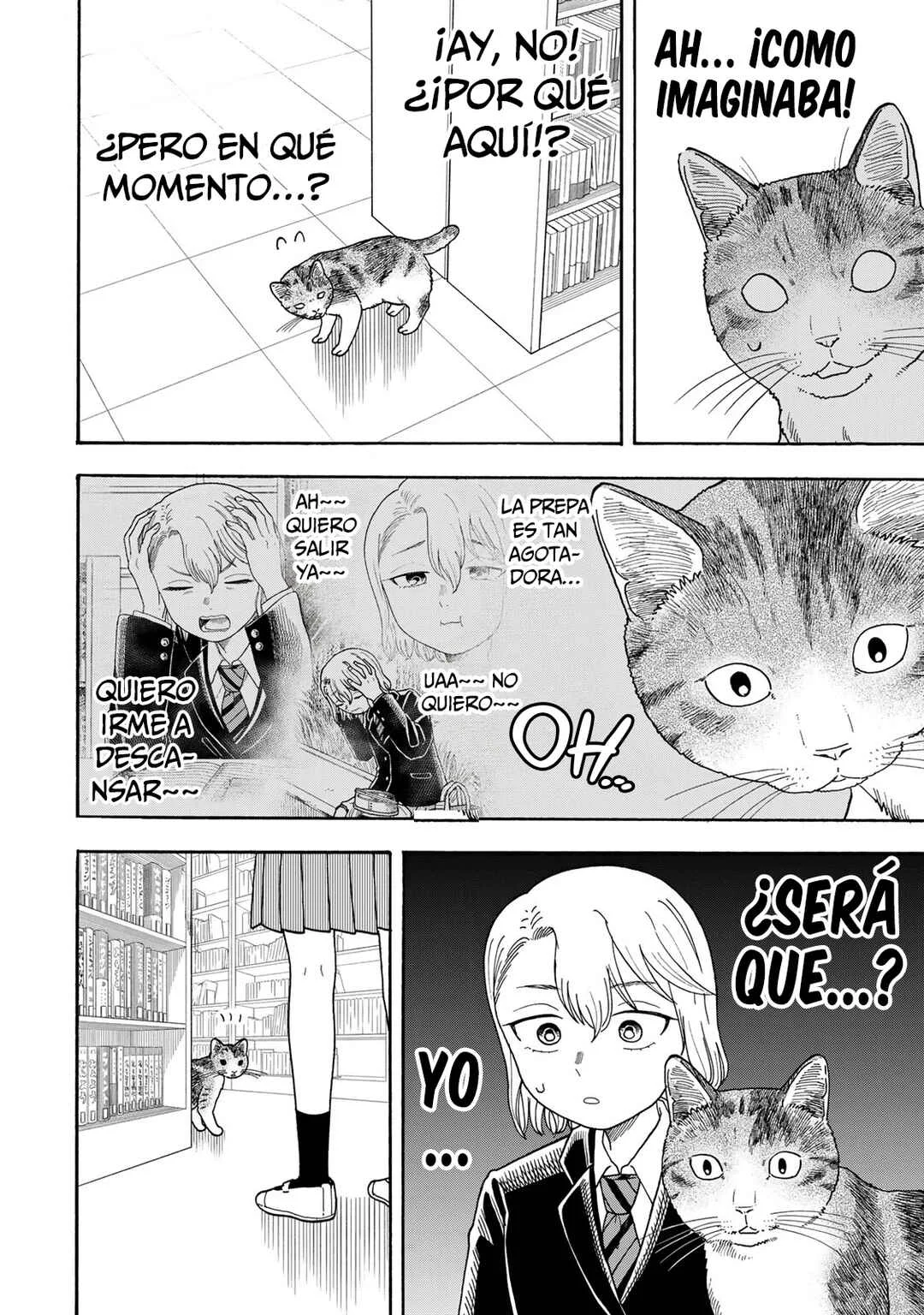 Yuzuki wa Neko ni Naru Capítulo 3: Silencio en la biblioteca - Page 7