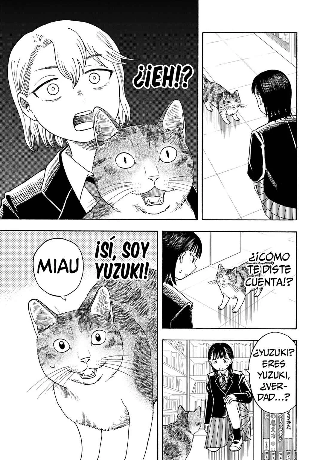 Yuzuki wa Neko ni Naru Capítulo 3: Silencio en la biblioteca - Page 10