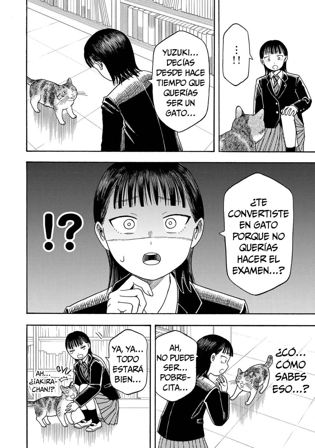 Yuzuki wa Neko ni Naru Capítulo 3: Silencio en la biblioteca - Page 11
